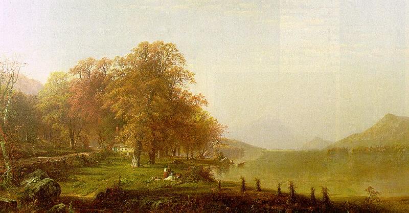 Alfred Thompson Bricher  Lake George oil painting image